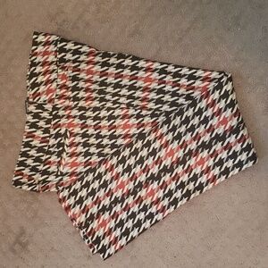 NWT NY&Co/ Seventh Ave Plaid Ponte Knit Pants-Size Large-Tall